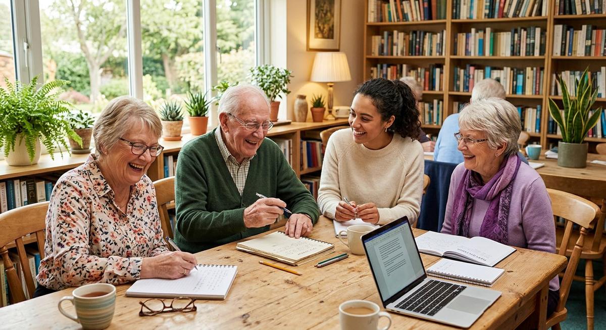 Atelier d'écriture avec des seniors