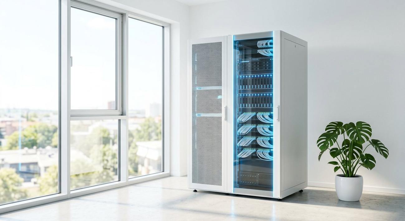 Serveur sécurisé lumineux